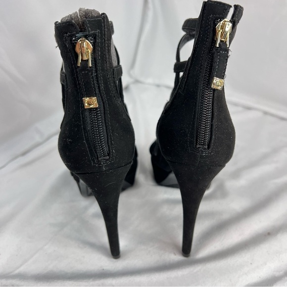 GUESS Kadani Women's Size 7M Black Platform High Heel Sandals - Picture 4 of 9